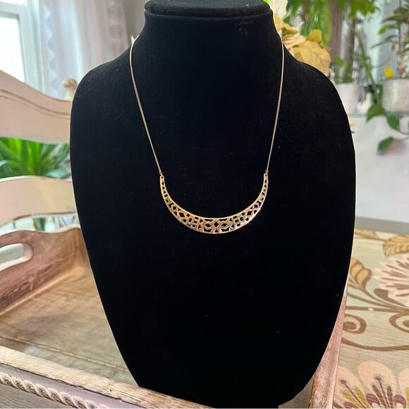 Stella & Dot Gold Tone Adjustable Length Necklace - Picture 1 of 8